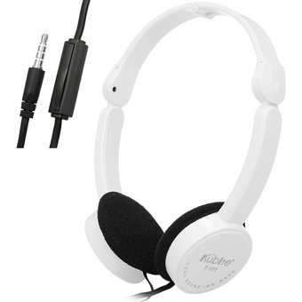 Kubite T-111 Mikrofonlu 3.5 Mm Jak Kablolu Kulaklık Beyaz