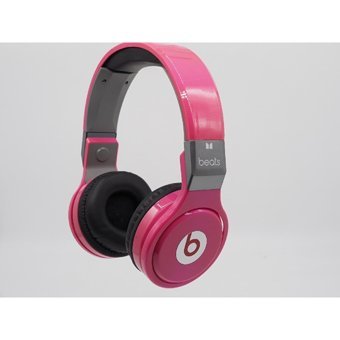 Beats Silikonlu 3.5 Mm Jak Kablolu Kulaklık Pembe