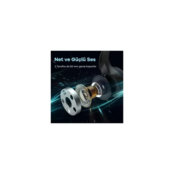 Soundpeats G1 Mikrofonlu 3.5 Mm Jak Kablolu Kulaklık Siyah