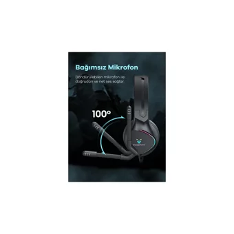 Soundpeats G1 Mikrofonlu 3.5 Mm Jak Kablolu Kulaklık Siyah