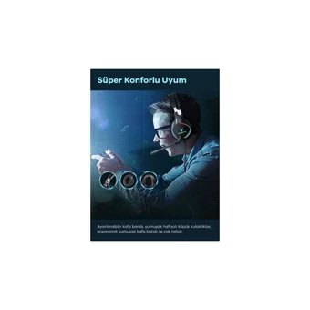 Soundpeats G1 Mikrofonlu 3.5 Mm Jak Kablolu Kulaklık Siyah