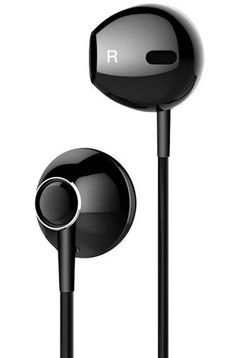 Baseus H06 Mikrofonlu 3.5 Mm Jak Kablolu Kulaklık Siyah