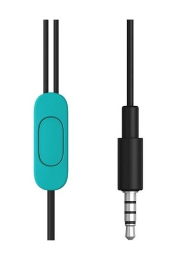 Motorola Earbuds Silikonlu Mikrofonlu 3.5 Mm Jak Kablolu Kulaklık Turkuaz