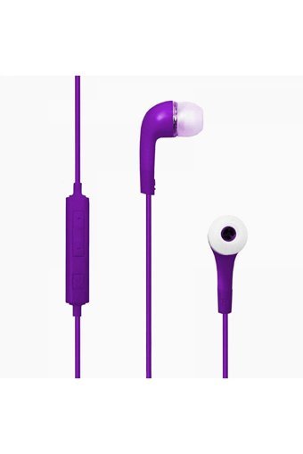 Nettech Silikonlu Mikrofonlu 3.5 Mm Jak Kablolu Kulaklık Mor