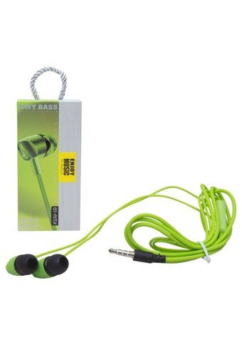 Powermaster Kwy-193817 Silikonlu Mikrofonlu 3.5 Mm Jak Kablolu Kulaklık Yeşil