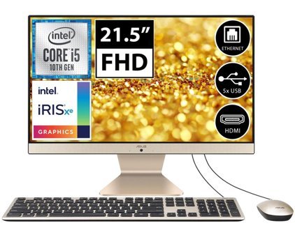 Asus Vivo V222FAK-BA025M Dahili UHD Graphics Intel Core i5 10210U 8 GB Ram 256 GB SSD 21.5 inç Full HD Freedos All In One Bilgisayar
