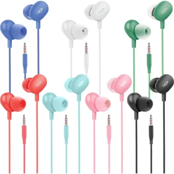 Linktech H310 Silikonlu Mikrofonlu 3.5 Mm Jak Kablolu Kulaklık Siyah