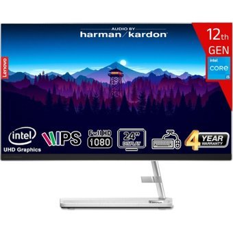 Lenovo IdeaCentre 3 24IAP7 F0GH01EATR-16512 Dahili UHD Graphics Intel Core i5 12450H 16 GB Ram 512 GB SSD 23.8 inç Full HD Freedos All In One Bilgisayar