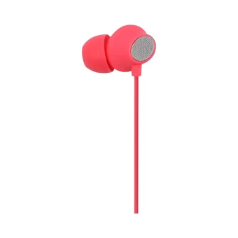 Mf Product Acoustic 0088 Silikonlu Mikrofonlu 3.5 Mm Jak Kablolu Kulaklık Kırmızı