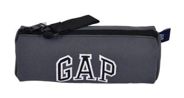 Gap 13400 Gri Düz Bez Tek Gözlü Silindir Cüzdan Kalem Kutusu