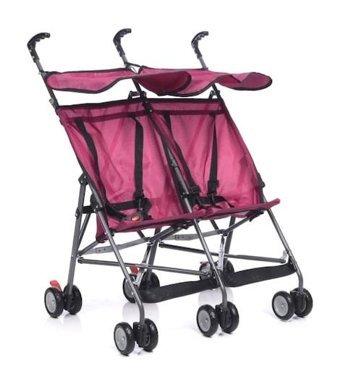 Aldeba 3030 Katlanabilir 360 Derece Dönen Baston Bebek Arabası Pembe