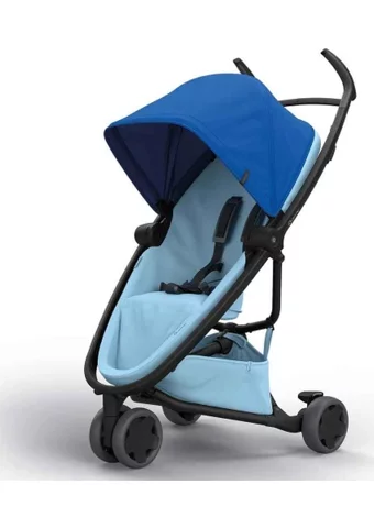Quinny Zapp Flex Çift Yönlü Katlanabilir 360 Derece Dönen Tam Yatar Kabin Tipi Puset Bebek Arabası Mavi