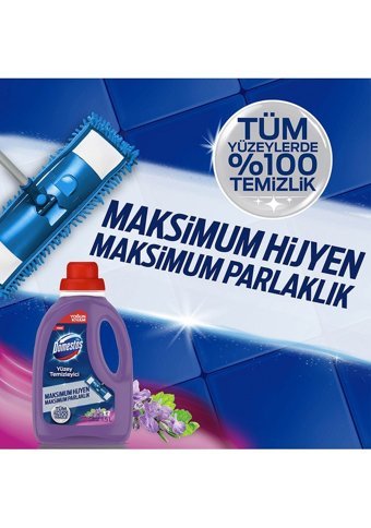 Domestos Bahar Çiçekleri Kokulu Yüzey Temizleyici 1.5 lt + Domestos Hijyenik Köpük Çamaşır Suyu 2x450 ml