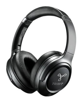 Tribit Xfree Go S Android & iOS Uyumlu Tek Mikrofonlu 5.3 Silikonlu Kablosuz Kulak Üstü Bluetooth Kulaklık Siyah