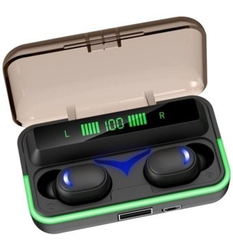 JavaTech E10 Android & iOS Uyumlu Su Geçirmez Çift Mikrofonlu 5.1 Silikonlu Gürültü Önleyicili Kablosuz Kulak İçi Bluetooth Kulaklık Siyah