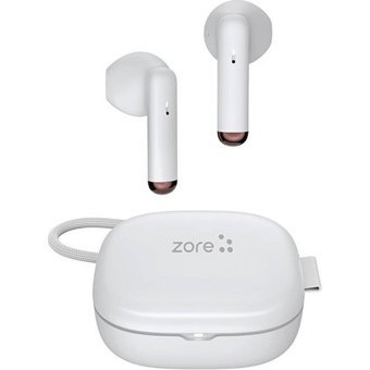 Zore BTK-ZR73 Android & iOS Uyumlu Çift Mikrofonlu 5.3 Silikonsuz Kablosuz Kulak İçi Bluetooth Kulaklık Beyaz
