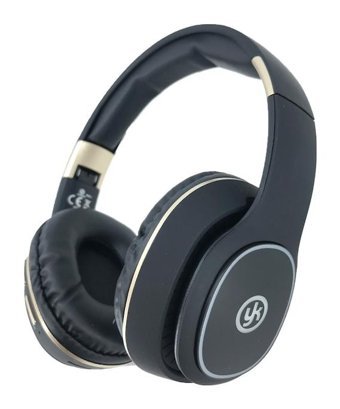 YK Design SR811 Android & iOS Uyumlu Tek Mikrofonlu 5.0 Silikonlu Gürültü Önleyicili Kablosuz Kulak Üstü Bluetooth Kulaklık Siyah