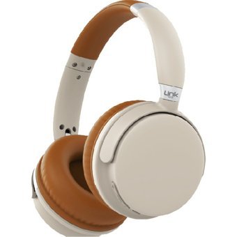 Linktech Hp8 Android & iOS Uyumlu Tek Mikrofonlu 5.2 Silikonlu Gürültü Önleyicili Kablosuz Kulak Üstü Bluetooth Kulaklık Turuncu
