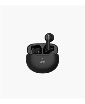 Linktech TW19 Android-iOS-Windows Uyumlu 5.3 Silikonsuz Kablosuz Kulak İçi Bluetooth Kulaklık Siyah