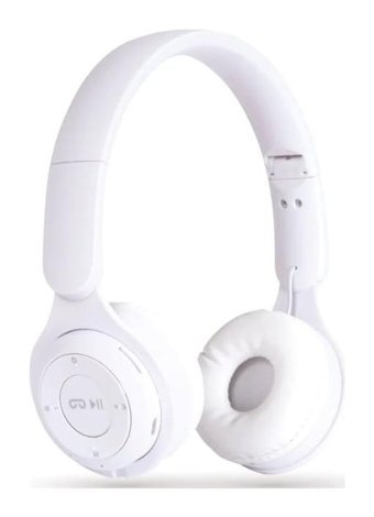 Auris BT23 5.0 Silikonlu Kablosuz Kulak Üstü Bluetooth Kulaklık Beyaz