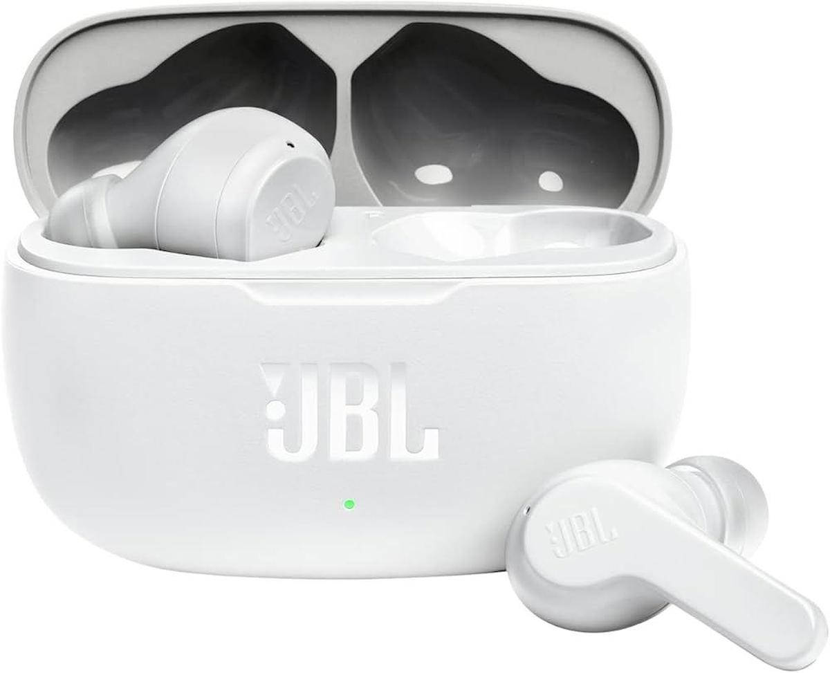 JBL Wave 200 Android & iOS Uyumlu Su Geçirmez Çift Mikrofonlu 5.0 Silikonlu Gürültü Önleyicili Kablosuz Kulak İçi Bluetooth Kulaklık Beyaz