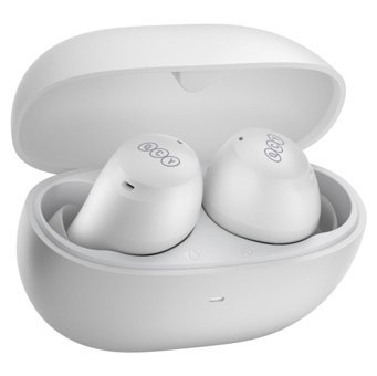 Qcy HT07 Android & iOS Uyumlu Çift Mikrofonlu 5.2 Silikonlu Gürültü Önleyicili Kablosuz Kulak İçi Bluetooth Kulaklık Beyaz