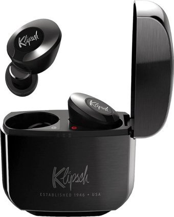 Klipsch T5 Android & iOS Uyumlu Su Geçirmez 5.0 Silikonlu Kablosuz Kulak İçi Bluetooth Kulaklık Siyah