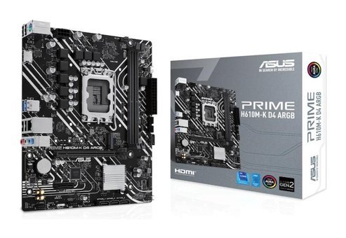 Asus Prime H610M K LGA 1700 Soket DDR4 5600 Mhz PCIe 4.0 Micro ATX Masaüstü Bilgisayar Intel Uyumlu Anakart
