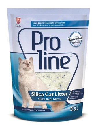 Proline Kokusuz Kalın Taneli Silika Kedi Kumu 3.8 lt