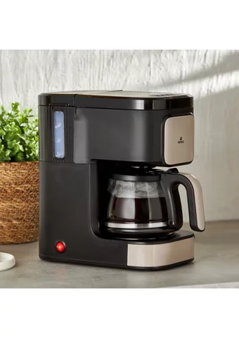 Karaca Just Coffee Aroma 2 In 1 Filtreli Karaf 750 ml Hazne Kapasiteli 5 Fincan 650 W Bej Filtre Kahve Makinesi