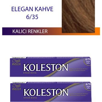 Wella Koleston 6/35 Elegant Kahve Krem Saç Boyası 2x50 ml