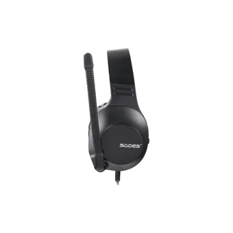 Sades Sa-721 Mikrofonlu 3.5 Mm Jak Kablolu Kulaklık Siyah