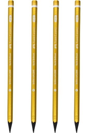Faber-Castell Gold Edition 4'lü Siyah 2.5B Kurşun Kalem Seti