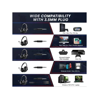 Eksa E3D Mikrofonlu 3.5 Mm Jak Kablolu Kulaklık Siyah