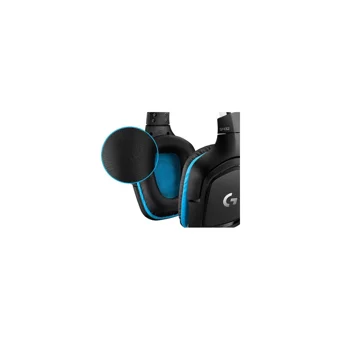 Logitech G432 Mikrofonlu 3.5 Mm Jak Kablolu Kulaklık Mavi Siyah