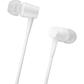 Wk Y11 Silikonlu Mikrofonlu 3.5 Mm Jak Kablolu Kulaklık Beyaz