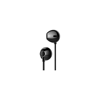 Baseus Mikrofonlu 3.5 Mm Jak Kablolu Kulaklık Siyah