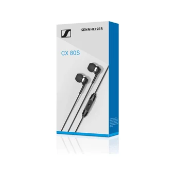 Sennheiser Cx80S Silikonlu Mikrofonlu 3.5 Mm Jak Kablolu Kulaklık Siyah