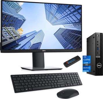 Dell Optiplex 7010MFF N007O7010MFFPUBM17 Dahili Intel UHD Graphics 770 Intel Core i7 13700T 32 GB DDR5 256 GB Windows 11 Pro Mini Pc