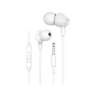 Auris Ars-13 Silikonlu Mikrofonlu 3.5 Mm Jak Kablolu Kulaklık Beyaz