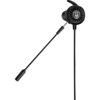 Mf Product Strike 0639 Silikonlu Mikrofonlu 3.5 Mm Jak Kablolu Kulaklık Siyah