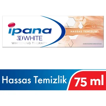 İpana 3 Boyutlu Beyazlık Hindistan Cevizi Florürlü Diş Macunu 75 ml