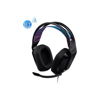 Logitech G335 Silikonlu Mikrofonlu 3.5 Mm Jak Kablolu Kulaklık Siyah