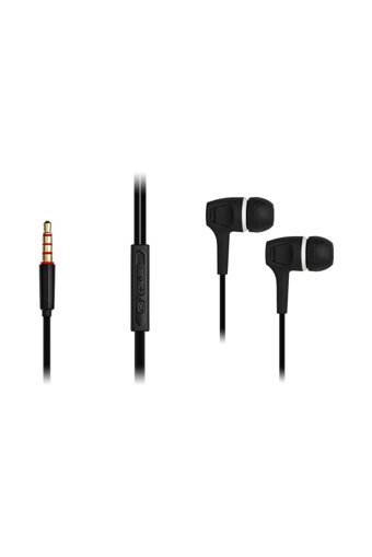 Ktools Joy Silikonlu Mikrofonlu 3.5 Mm Jak Kablolu Kulaklık Siyah