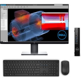 Dell Optiplex 300MFF N011O3000MFFM02 Dahili Intel UHD Graphics 770 Intel Core i5 12500T 8 GB 512 GB FreeDos Mini Pc + Zetta USB Flash Bellek