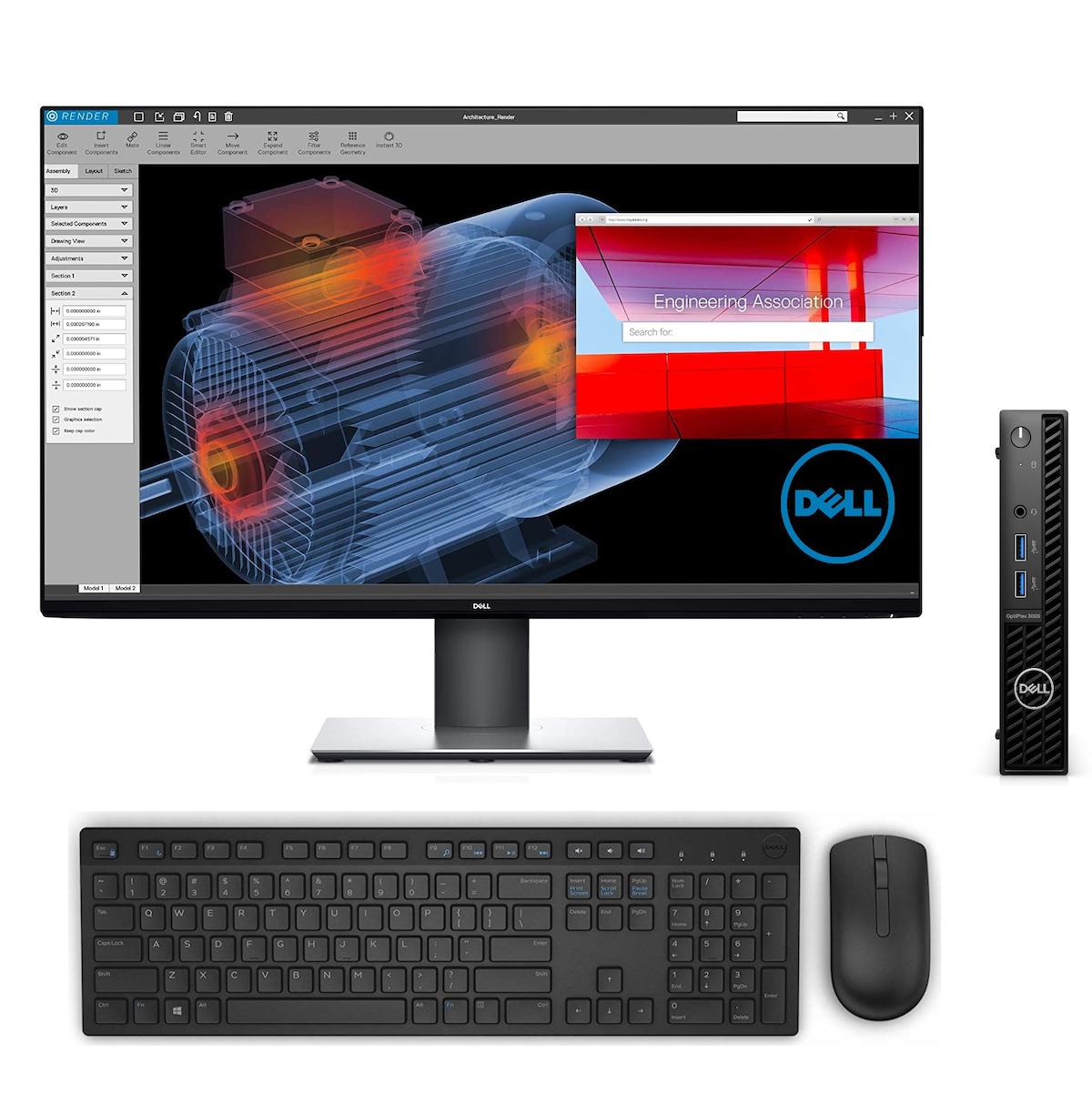 Dell Optiplex 300MFF N011O3000MFFM16 Dahili Intel UHD Graphics 770 Intel Core i5 12500T 8 GB 256 GB Windows 11 Pro Mini Pc + Zetta Çanta