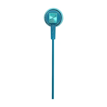 Mf Product Acoustic 0090 Silikonlu Mikrofonlu 3.5 Mm Jak Kablolu Kulaklık Mavi