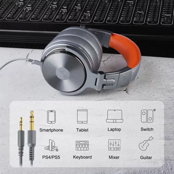 Oneodio Pro-50 Mikrofonlu 3.5 Mm Jak Kablolu Kulaklık Siyah