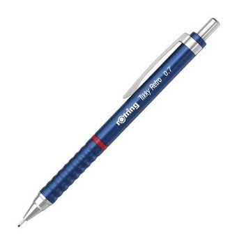 Rotring Tikky Retro Silgili Metal Metalik Mavi 0.7 mm Versatil Kalem