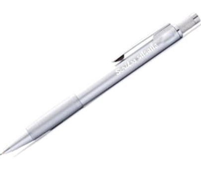 Scrikss Atlantis Silgili Krom Metalik Gümüş 0.5 mm Versatil Kalem